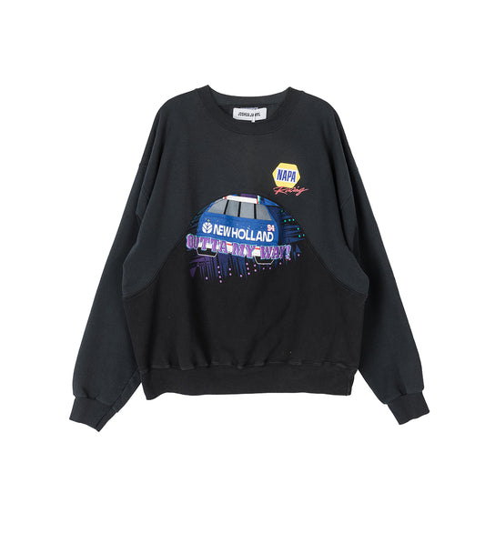 WAVE CREWNECK BLACK #6