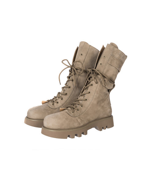 COMBAT BOOTS TAUPE