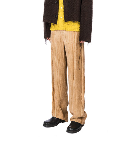 RICHIE TROUSER FLUID BEIGE STRIPE