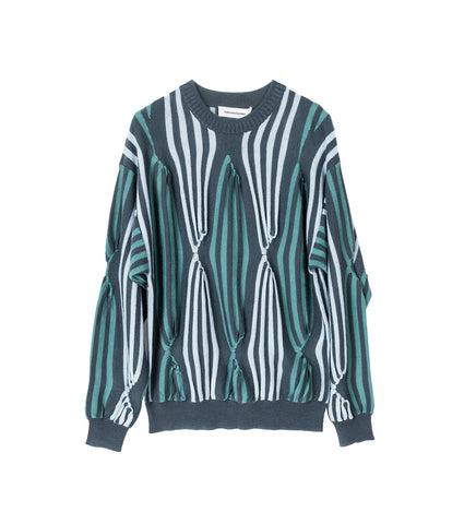 SOLIX JUMPER GREEN GREY/BLUE/SEA GREEN