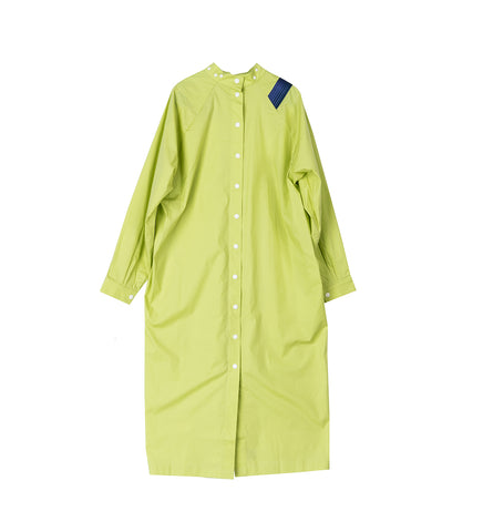 INEX SNAP LONG SHIRT LIME GREEN