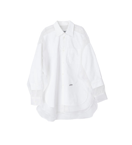 "PETIT GRAND" LIGHT NYLON SHIRT WHITE