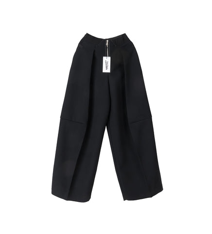 HEAVY CREPE BONDED TROUSER BLACK