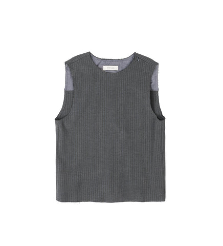 TELL TANK GREY PINSTRIPE