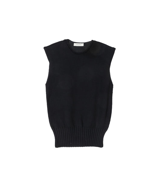 BURNS KNIT VEST BLACK