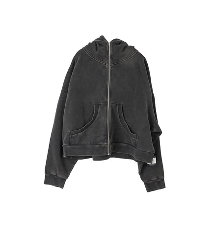 ETERNAL ZIP WASHED BLACK