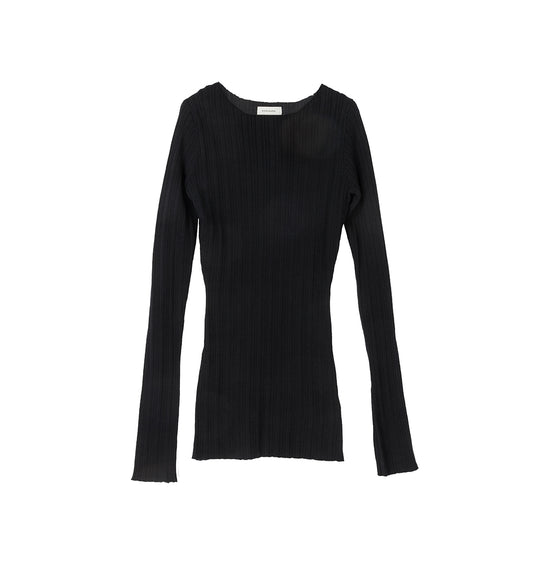 ARCHES LONG SLEEVE KNIT BLACK