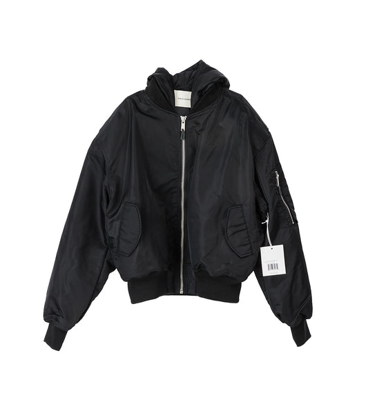 HOODED BROAD BOMBER OIL