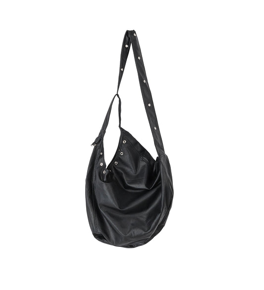 OVERSIZED AGATHA BAG BLACK