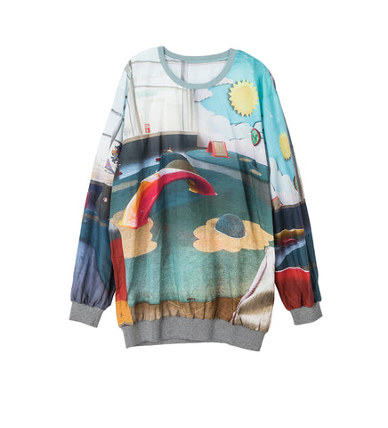 HOLIDAYBABYPORT LONG PRINT