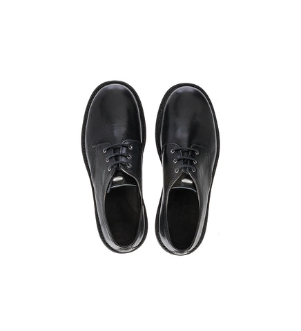 TRAMPLER SHOE BLACK SUPPLE COW HIDE