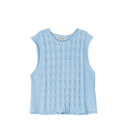 PLEASER TANK NATURAL DYE SKY DRY COTTON