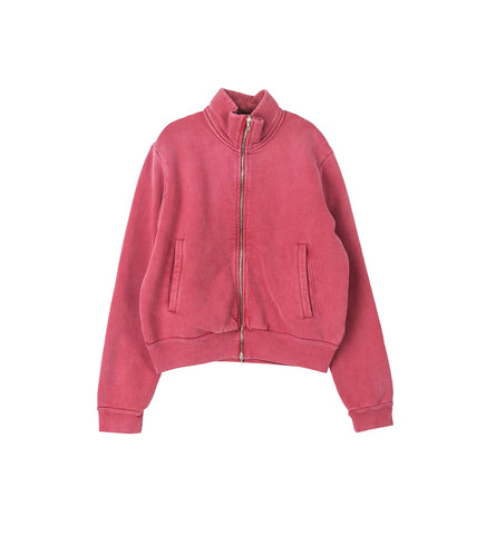 MOB JACKET RED SUN FADE HEFTY FLEECE