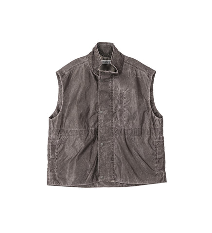 FIRM VEST BROWN WASH OUT NYLON