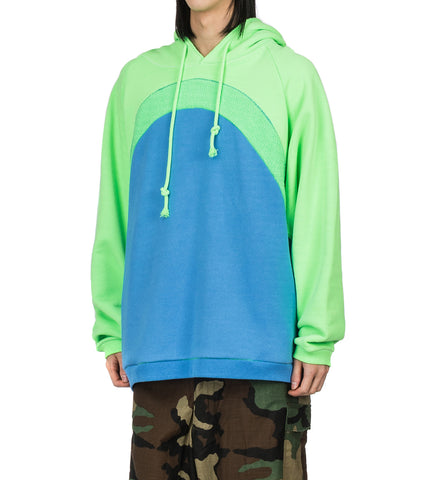 RAINBOW HOODIE BLUE