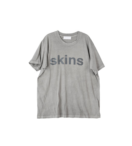 SKINS T-SHIRT VINTAGE GREY