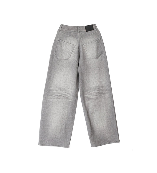BAGGY JEANS SWEATPANTS GREY MELANGE