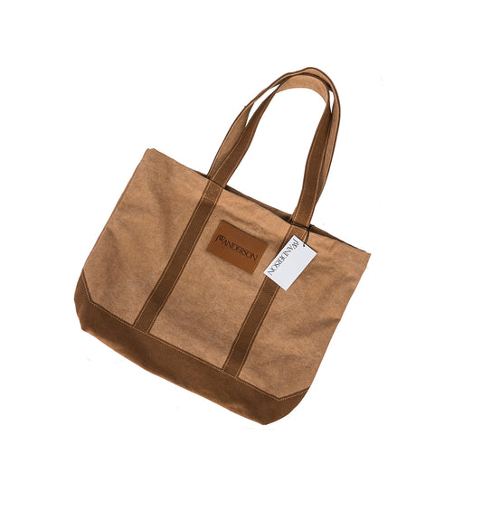 CANVAS TOTE TOBACO