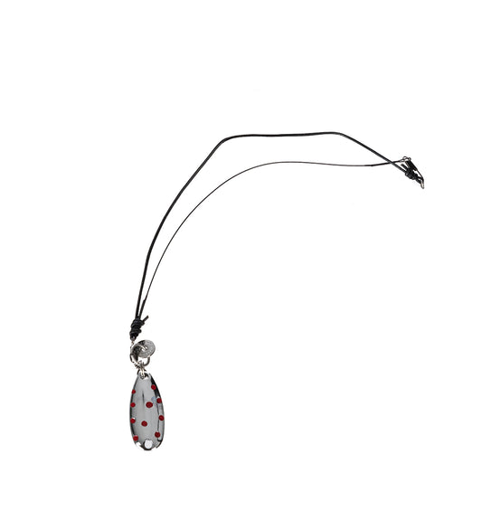 ANGLER NECKLACE SPOTTED RED