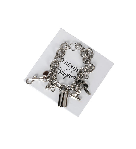 VAQUERA X D'HEYGERE CHARM NECKLACE 2.0 SILVER