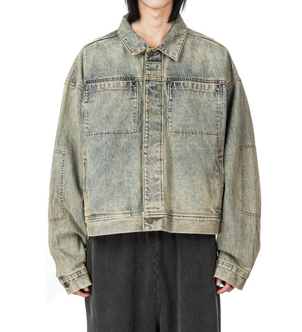 GEM DENIM JACKET SURFACE WAVE