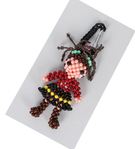 EMMA DOLL BAG CHARM MULTI