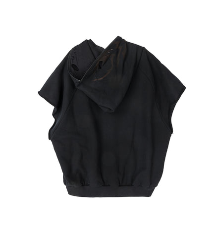 SLEEVELESS TN1 HOODIE BLACK