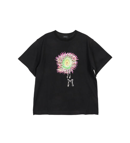 GREEN ANEMONE T-SHIRT BLACK