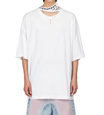 EVERGREEN TRIPLE COLLAR T-SHIRT OPTIC WHITE