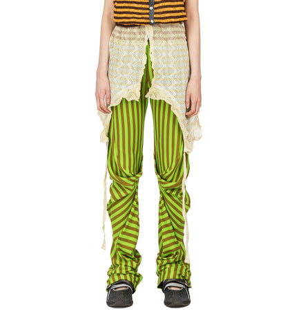 ORPHEUS TROUSER GREEN STRIPE