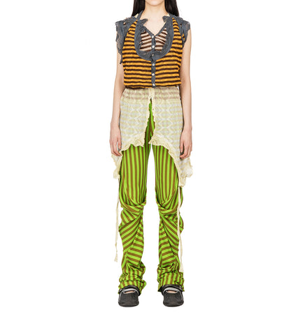 ORPHEUS TROUSER GREEN STRIPE