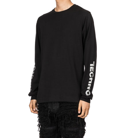 TECHNO L/S TEE BLACK