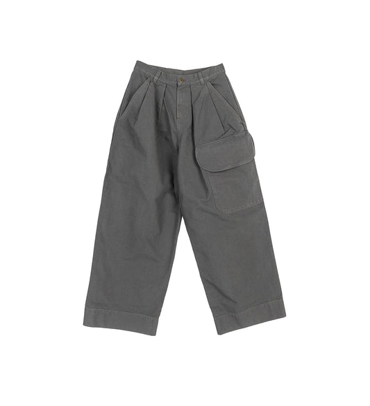 RELAXED CARGO TROUSERS GREY