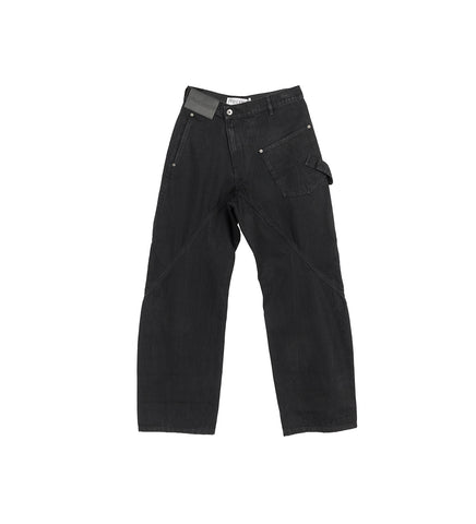 TWISTED WORKWEAR JEANS BLACK