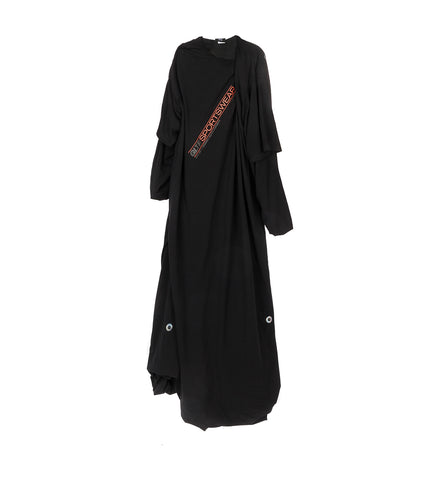 JEAN PAUL GAULTIER X SHAYNE OLIVER TWISTED DRESS FADED BLACK