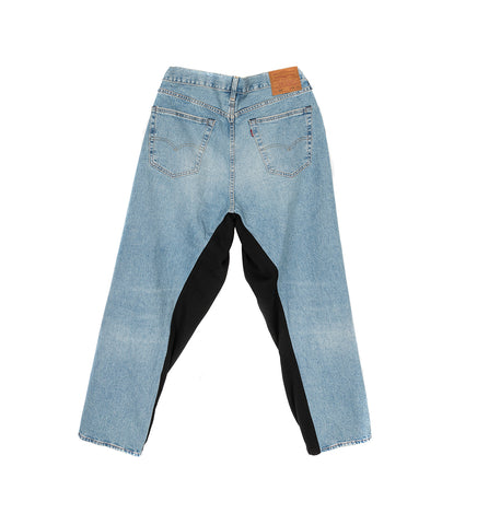 OVERJOGGINGJEANS LIGHT BLUE/BLACK