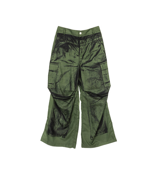 TROMPE L'OEIL NYLON CARGO PANT KHAKI/BLACK