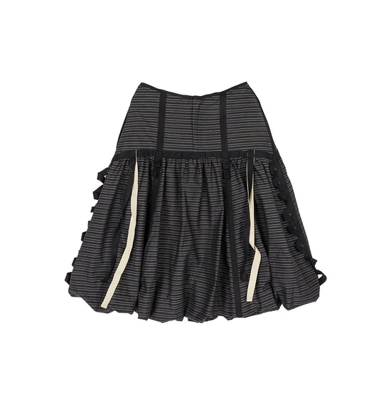 BONBON SKIRT BLACK/CHARCOAL