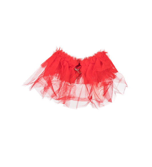 TUTU MINI SKIRT RED