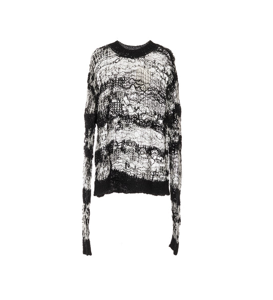 WRECKED JUMPER BLACK/SILVER