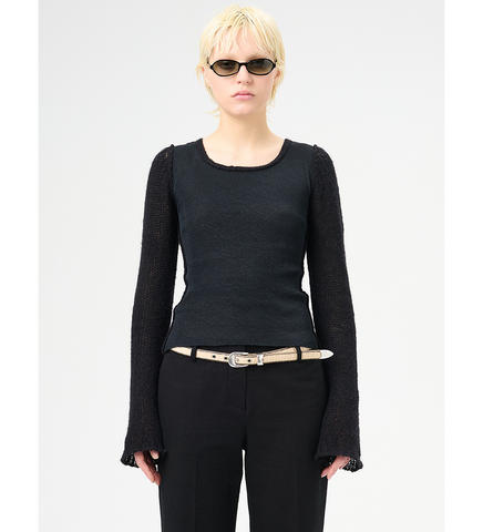 INVERSE ROUNDNECK BLACK ALLURING TECH