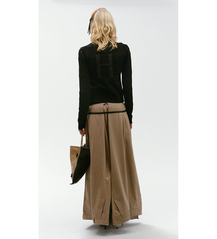 UPSIDE DOWN MAXI SKIRTS CHINOS