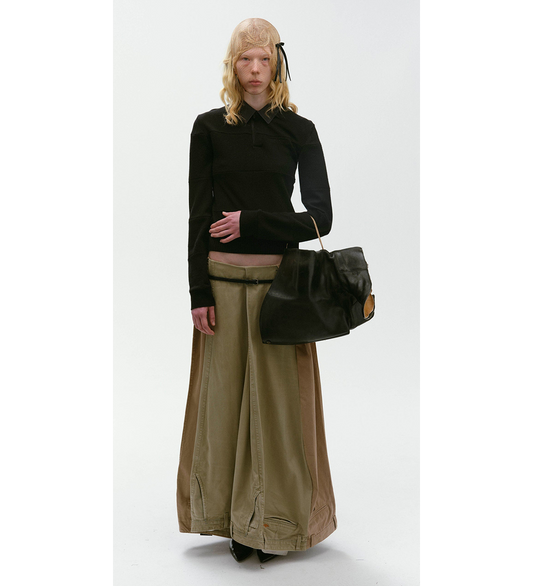 UPSIDE DOWN MAXI SKIRTS CHINOS