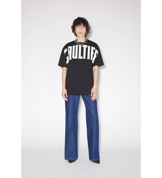 THE LARGE GAULTIER T-SHIRT BLACK