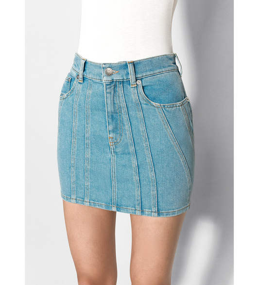 DENIM SKIRT MEDIUM BLUE