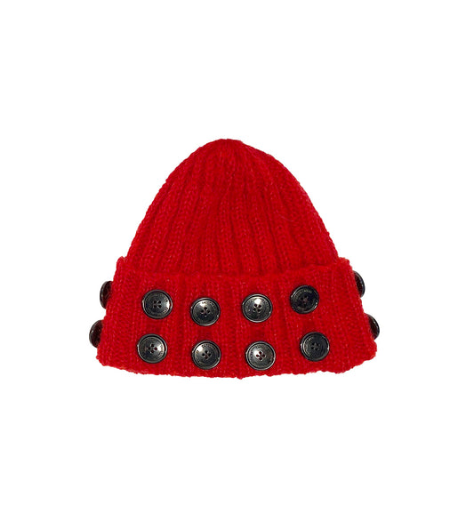 STARBOARD MOHAIR BEANIE RED