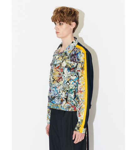 ART DENIM JACKET MULTI