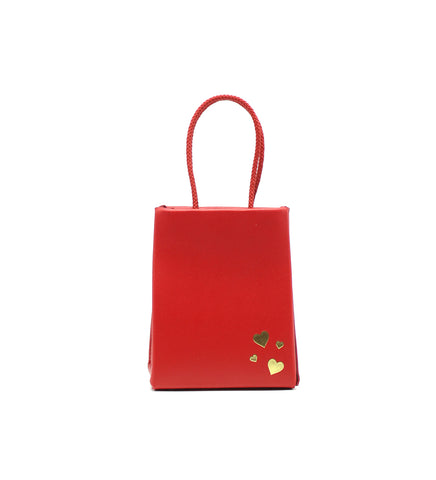 D'HEYGERE x MEDEA THANK YOU BAG RED MULTI