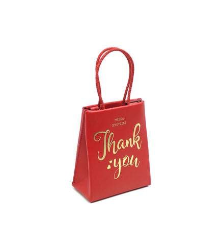 D'HEYGERE x MEDEA THANK YOU BAG RED MULTI