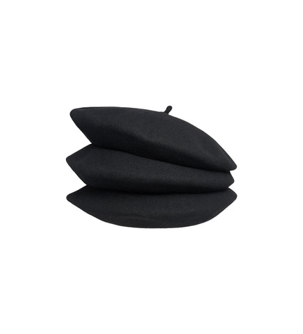 THE CONCERTINA BERET BLACK